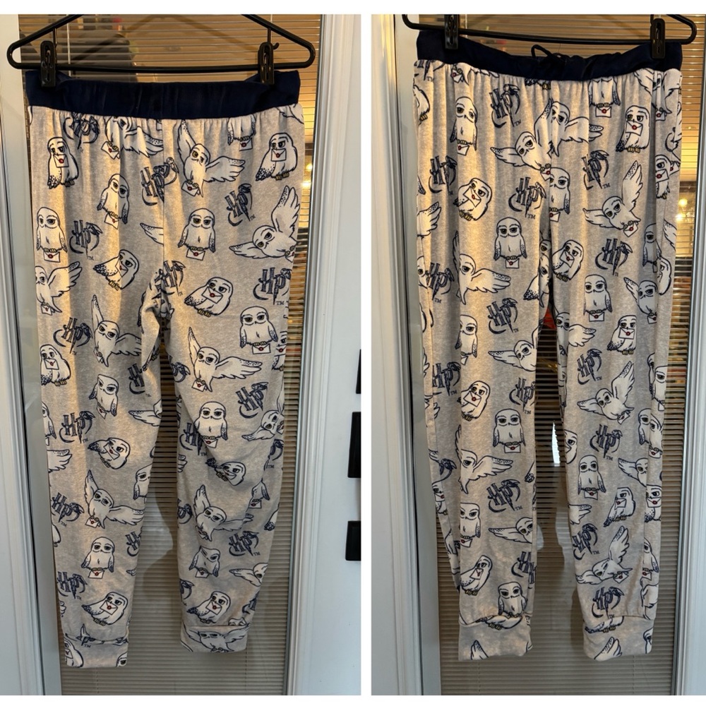 Wizarding World Harry Potter Hogwarts Fleece Pajama Sleepwear Lounge Pants Cozy